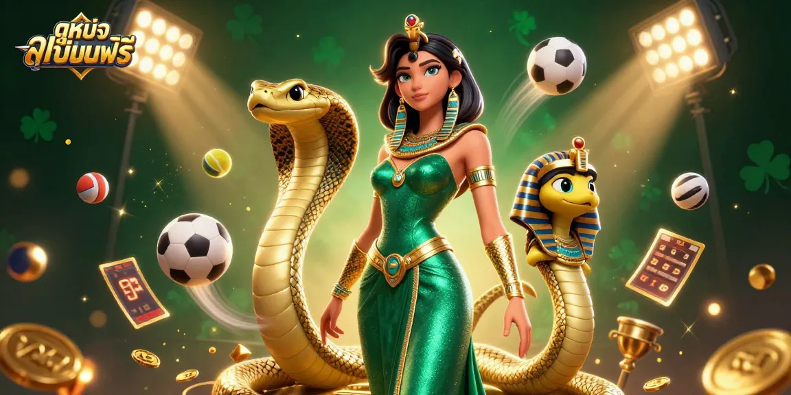 Experience ดูหนังออนไลน์ฟรี through a vibrant, detailed 3D gambling-themed scene with sports and casino elements.