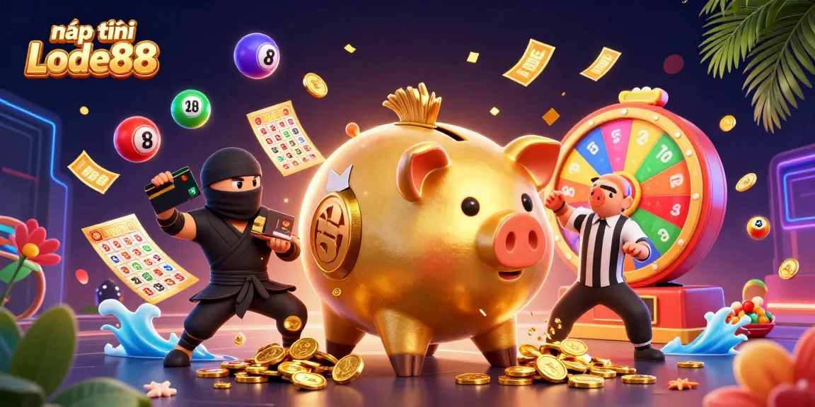 Engage with nạp tiền Lode88 through a dynamic casino scene filled with vibrant lottery action.