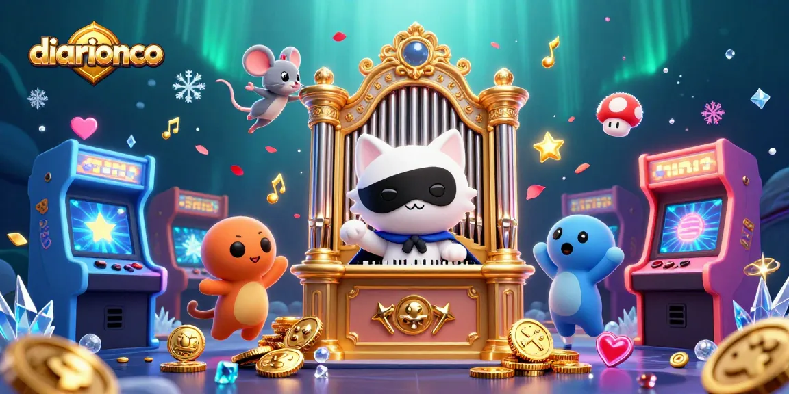 Dive into the thrilling world of gambling with diarionco featuring a whimsical casino scene.
