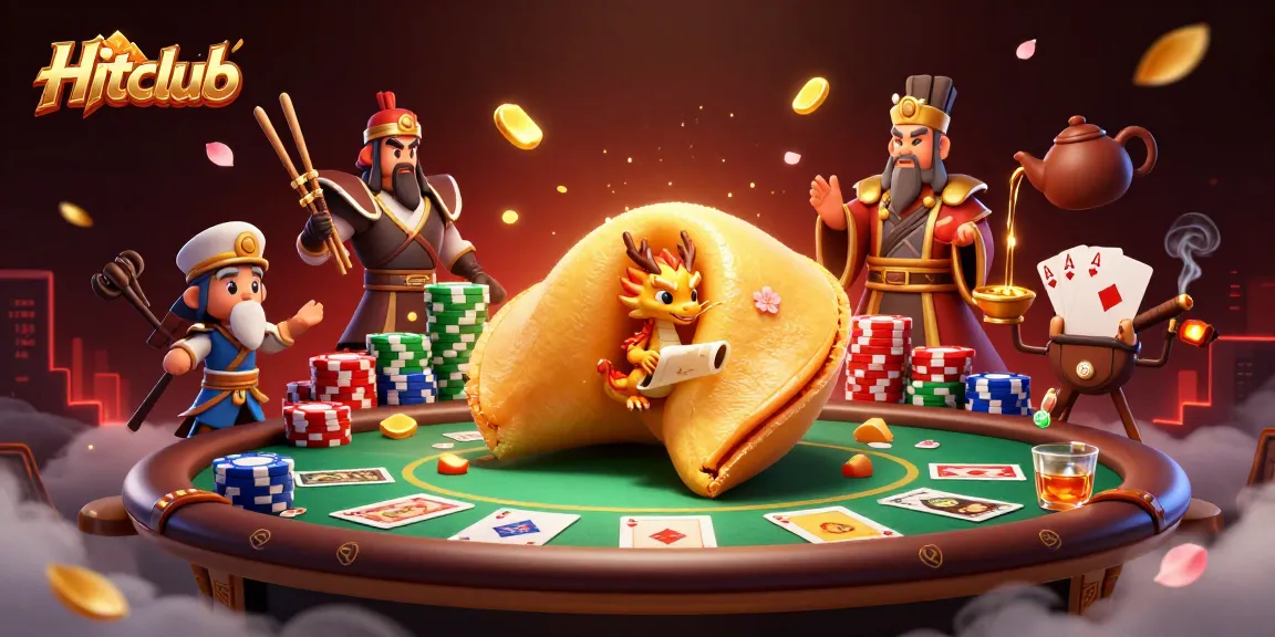 Experience thrilling gameplay at Hitclub with iconic gaming elements and decorated characters in a vibrant casino scene.