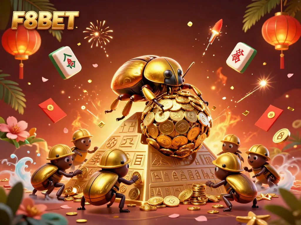 Bet on thrilling gameplay at F8BET with our dynamic casino scene filled with vibrant gaming elements.