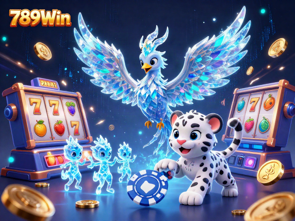 Experience thrilling gameplay with 789Win, featuring vibrant visuals of slots and a stunning phoenix.