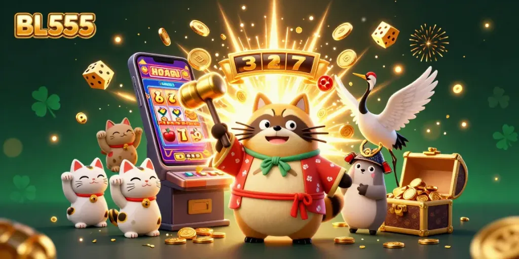 Engage with the exciting world of BL555 online gaming and slots featuring lively characters.