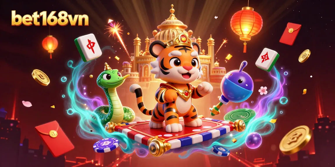 Experience thrilling betting with bet168vn in a colorful Arabian Nights casino scene.