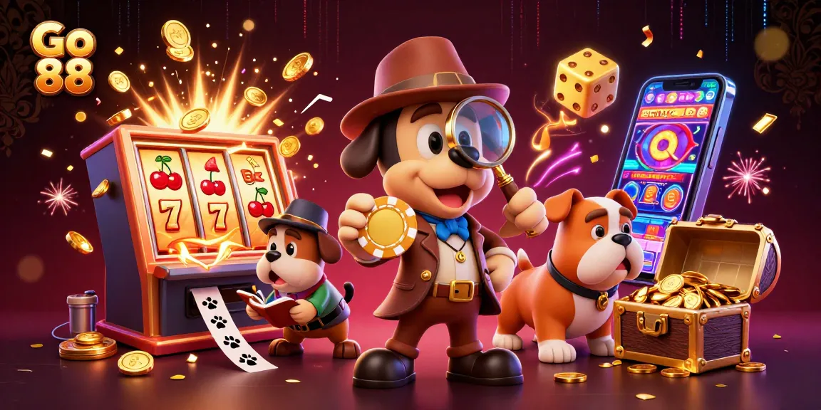 Spin and win at Go 88 with a vibrant 3D casino scene packed with action and excitement!