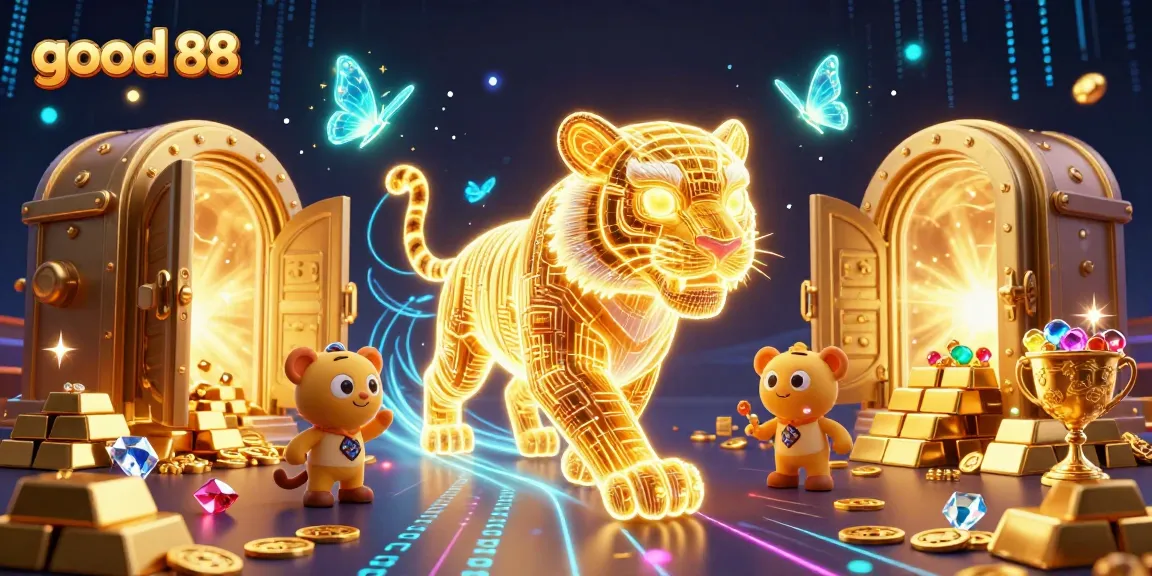 Engage in thrilling gameplay at good 88, featuring a vibrant casino scene with magical visuals and exciting gaming elements.